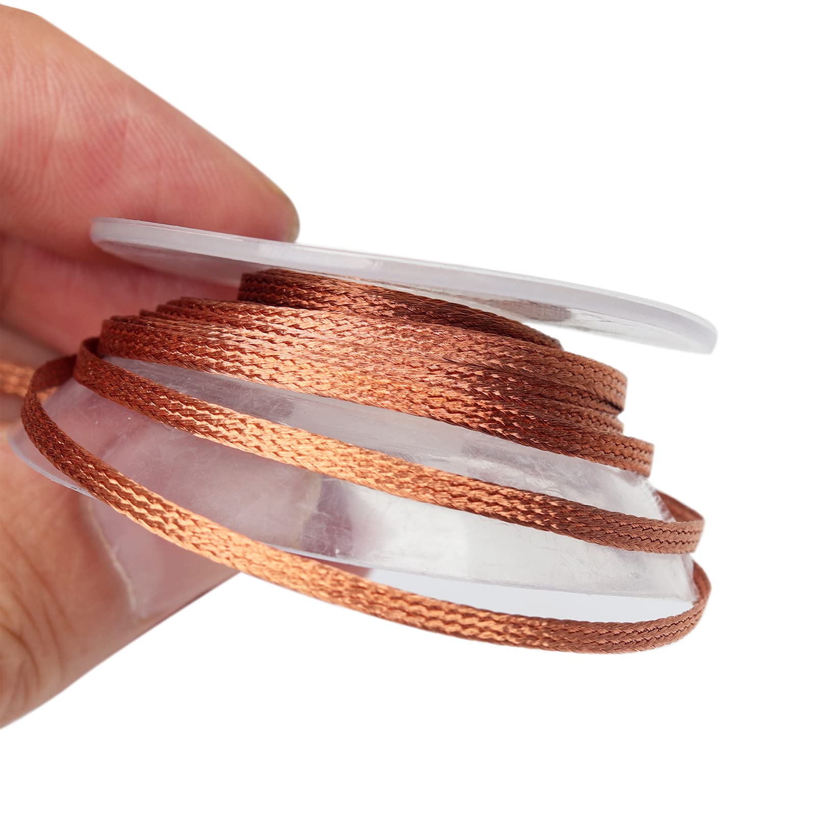 Solder Wick Braid And Solder Flux Paste, No Clean Soldering Flux(10cc) Soldering Remover Tool, 10ft Desoldering Wick Braid For Electronics Repair For Disassemble Electrical Components