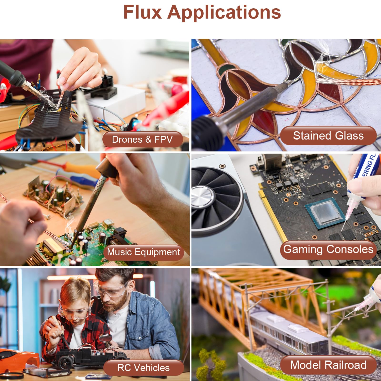 Solder Wick Braid And Solder Flux Paste, No Clean Soldering Flux(10cc) Soldering Remover Tool, 10ft Desoldering Wick Braid For Electronics Repair For Disassemble Electrical Components